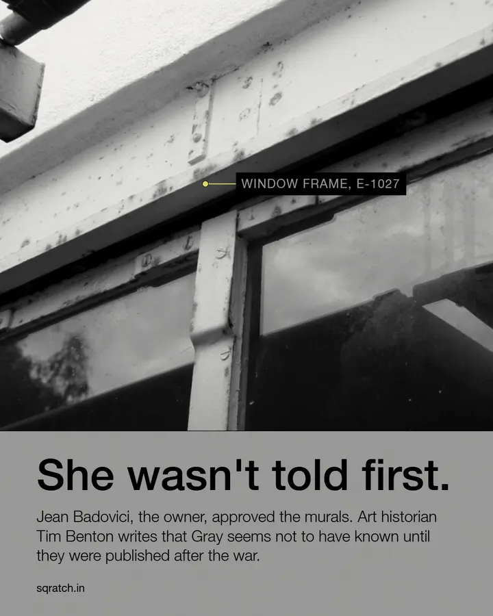 Fourth slide from Eileen Gray, E-1027
